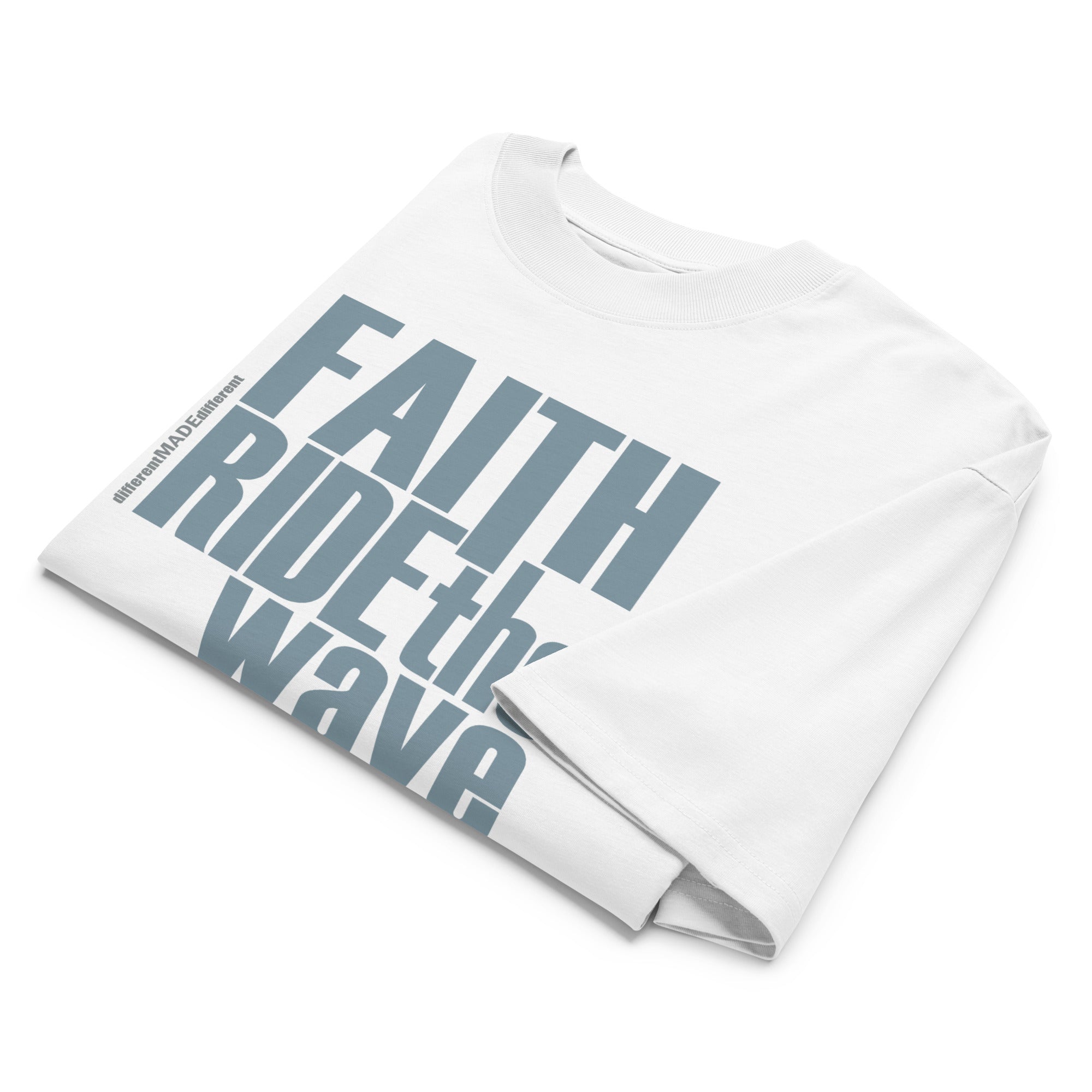Faith "Nyame Nti “By God Grace” - Oversized High Neck Tee (Unisex)