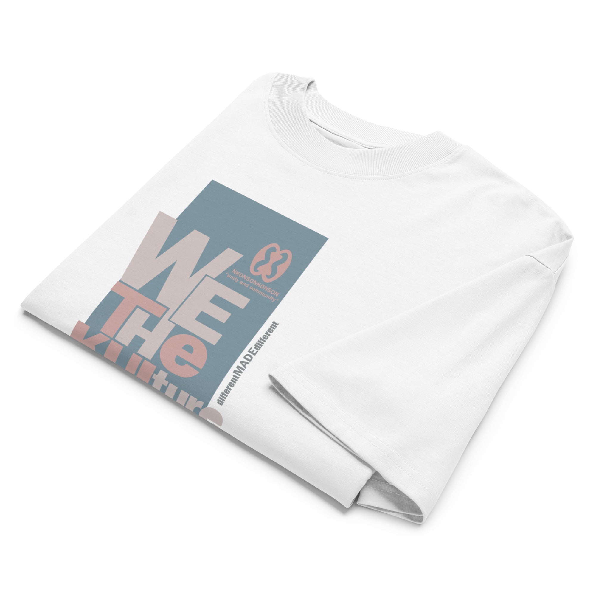 Kulture "Unity & Community" - Oversized High Neck Tee (Unisex)